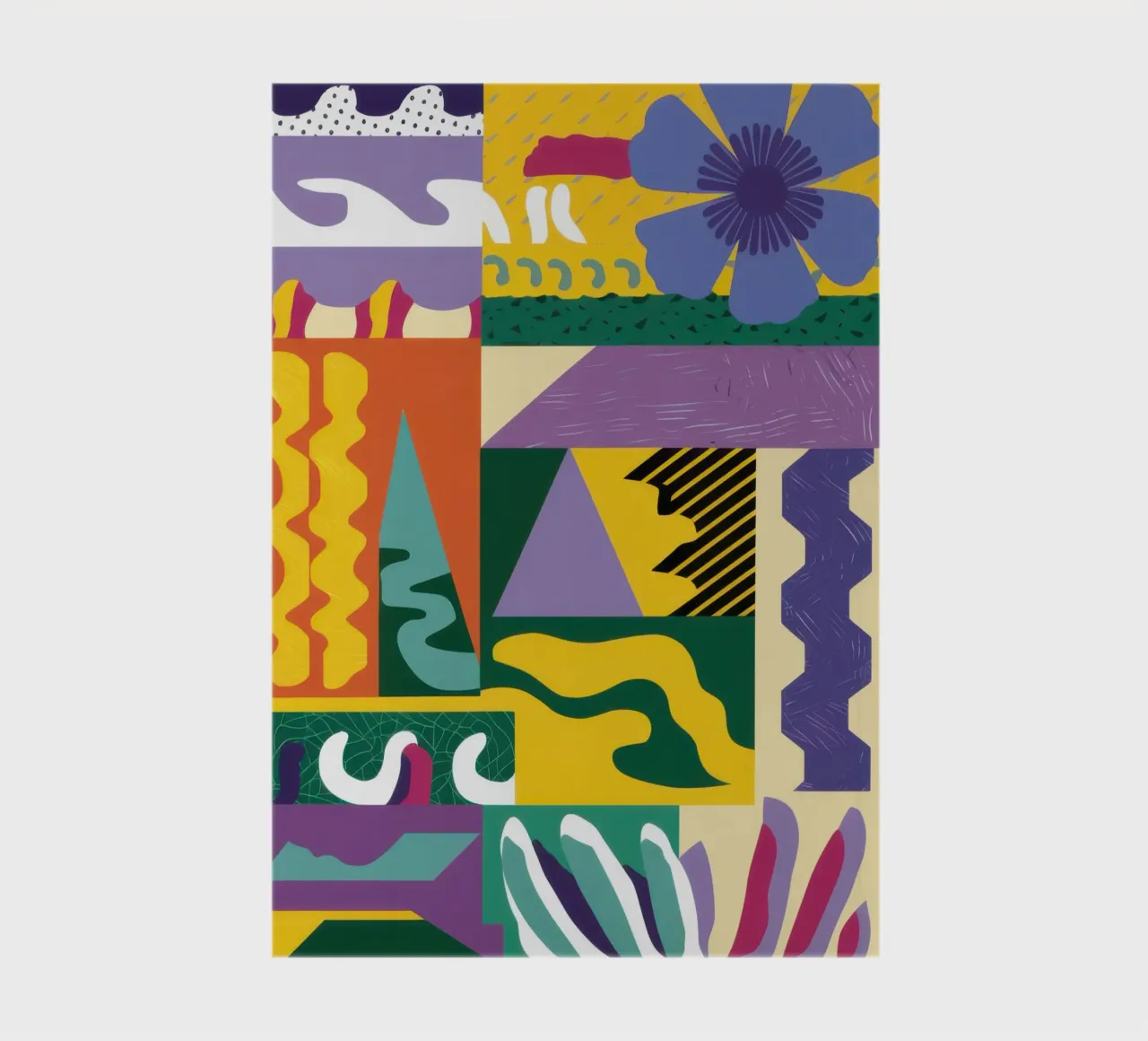 Patchwork Pattern Play notebook by Monuments Fire
