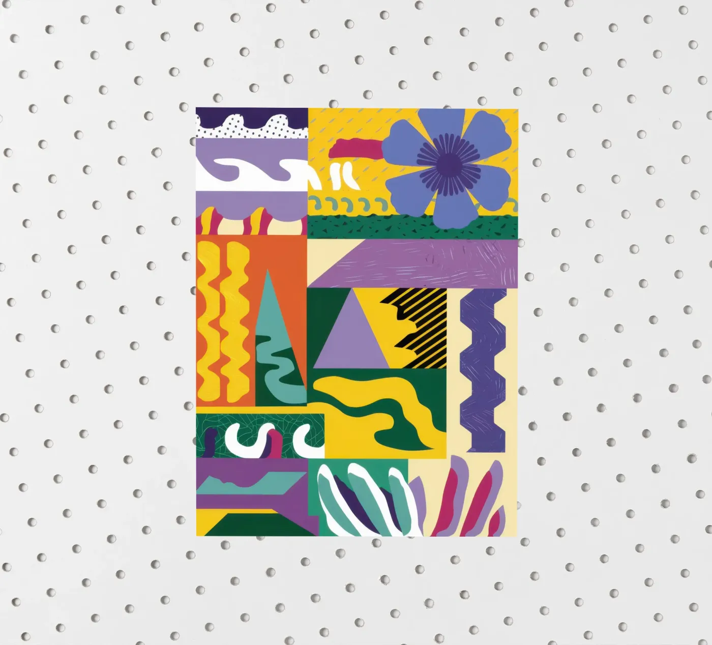 Patchwork Pattern Play adesivo da Monuments Fire