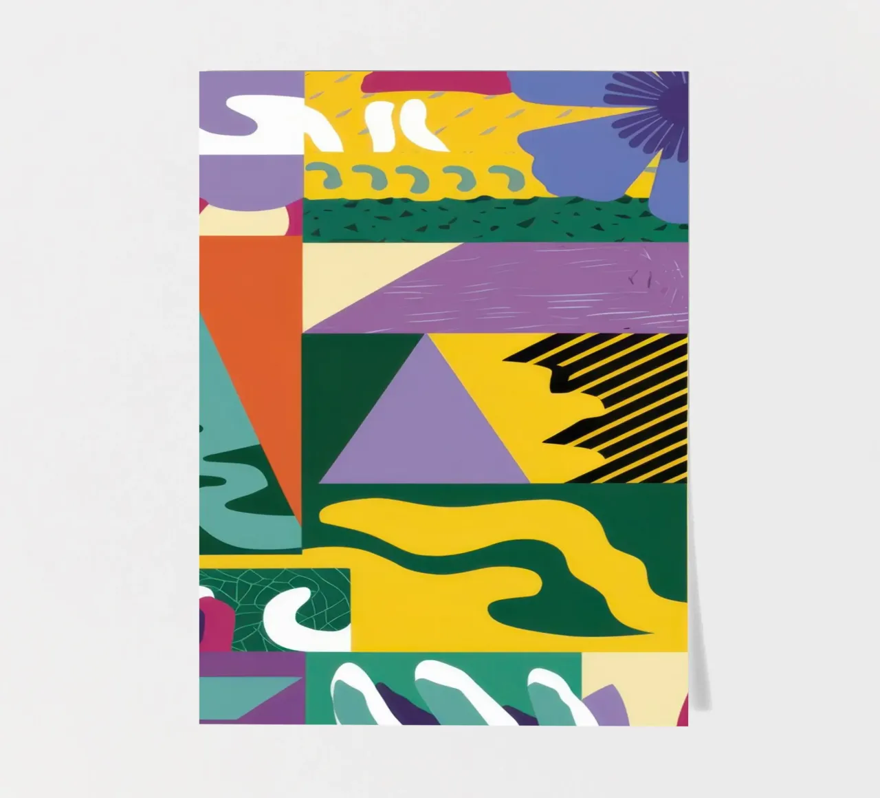 Patchwork Pattern Play sticker sheet by Monuments Fire