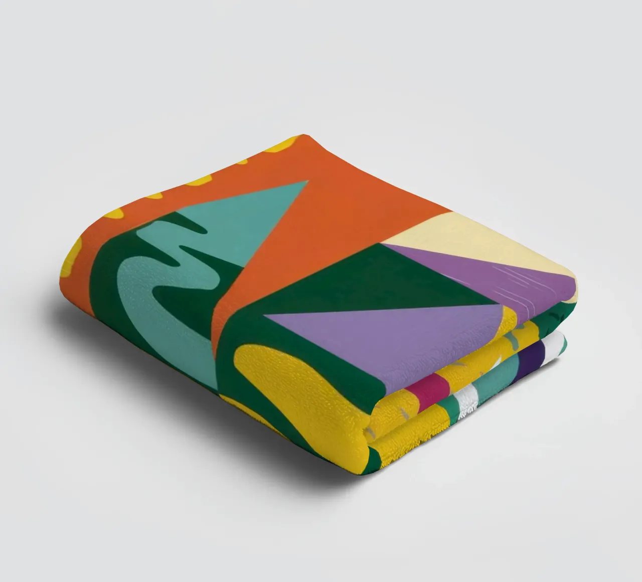 Jeu de motifs en patchwork serviette de bain de Monuments Fire
