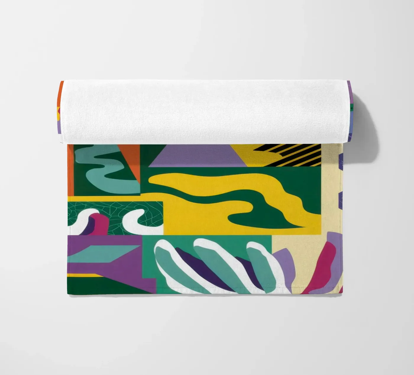 Patchwork Patroon Spelen strandhanddoek van Monuments Fire