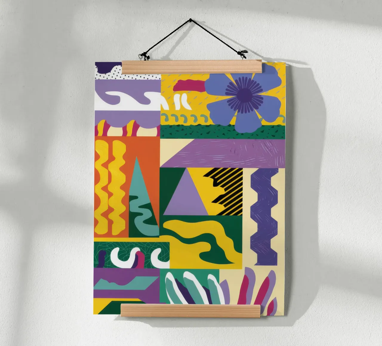 Gioco dei motivi patchwork carta hahnemühle da Monuments Fire