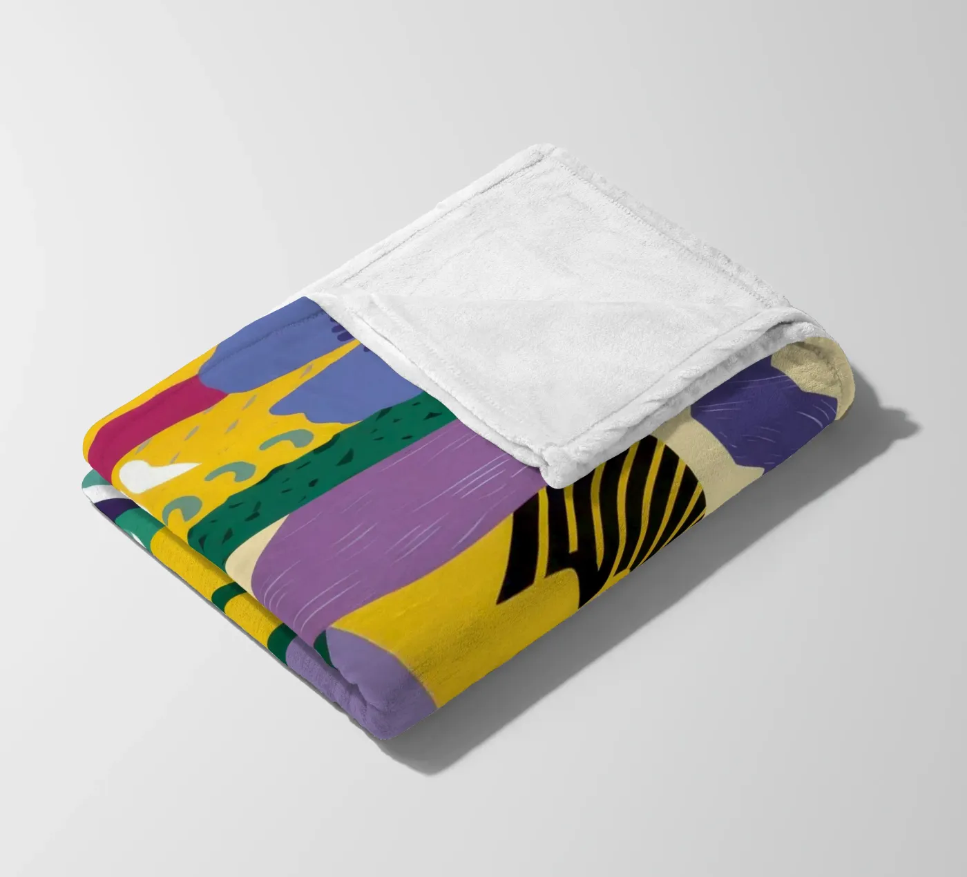 Patchwork Pattern Play Fleecedecke von Monuments Fire