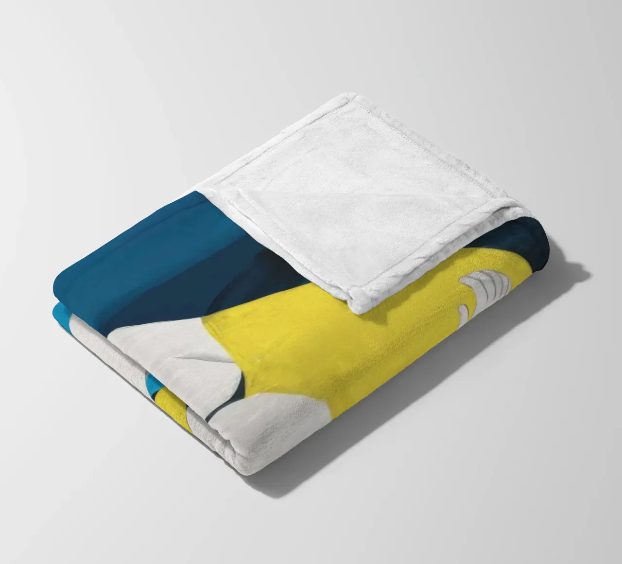 Abbraccio di conforto celeste coperta in pile da Giant Foxs
