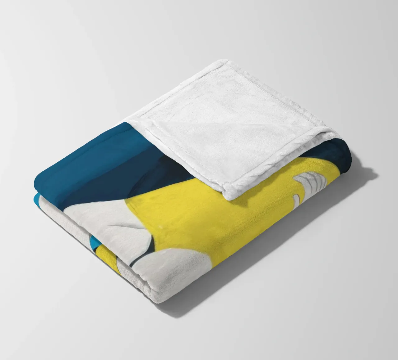 Abbraccio di conforto celeste coperta in pile da Giant Foxs