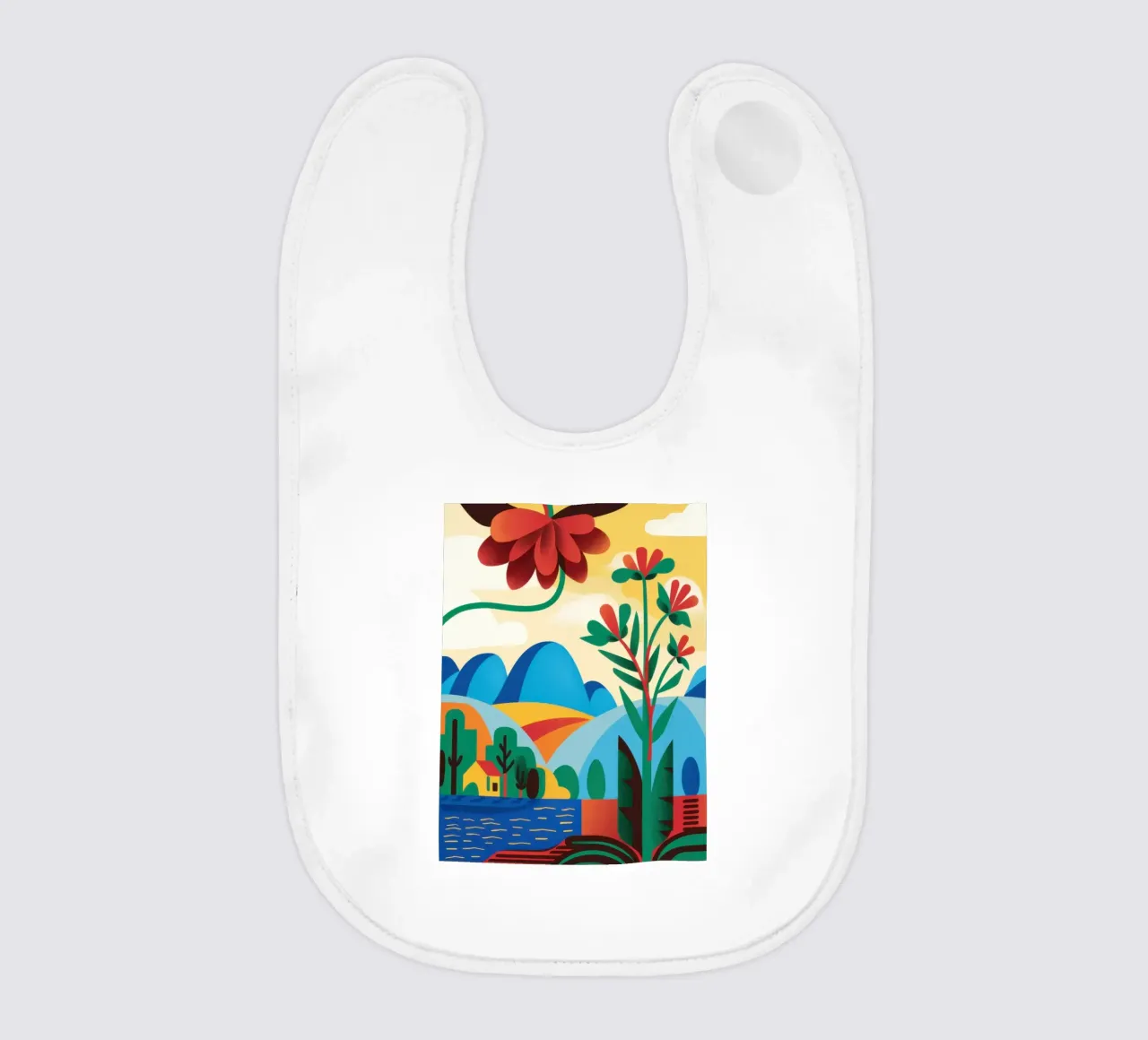 Folklore Blumenhügel Babylätzchen von Reds Jays