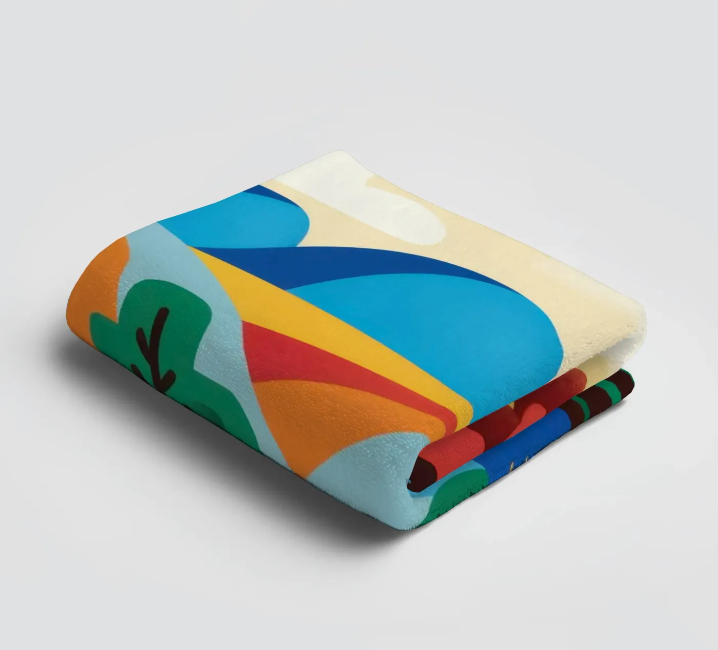 Folklore Flower Hill Handtuch von Reds Jays