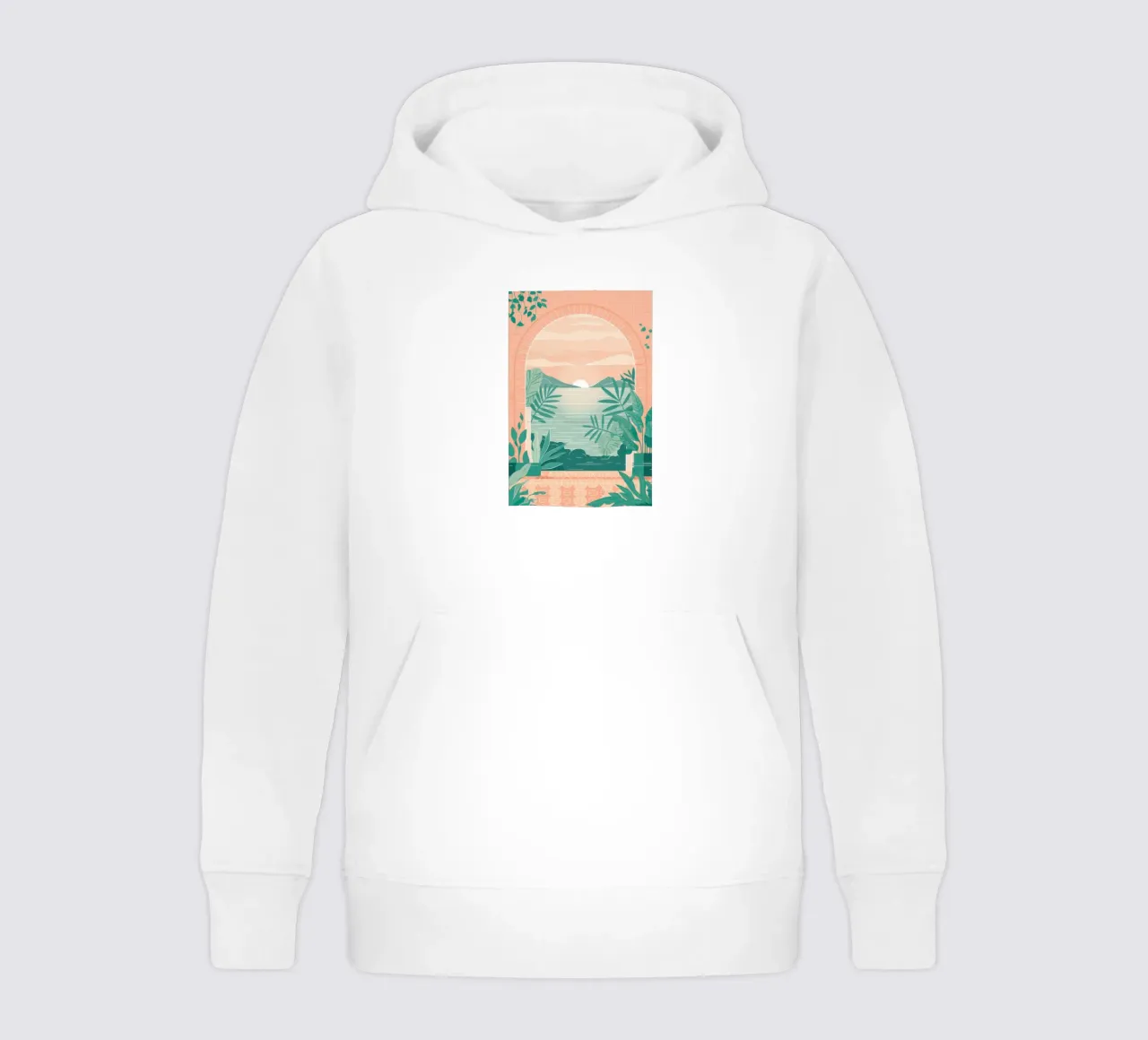 Der Torbogen zum Paradies Kinder Hoodie von Monuments Fire