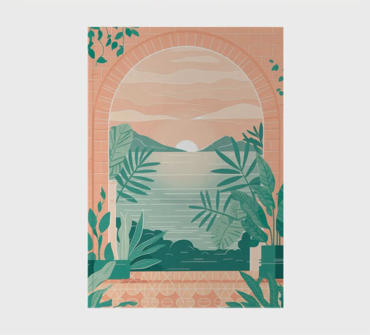 Archway to Paradise notebook by Monuments Fire
