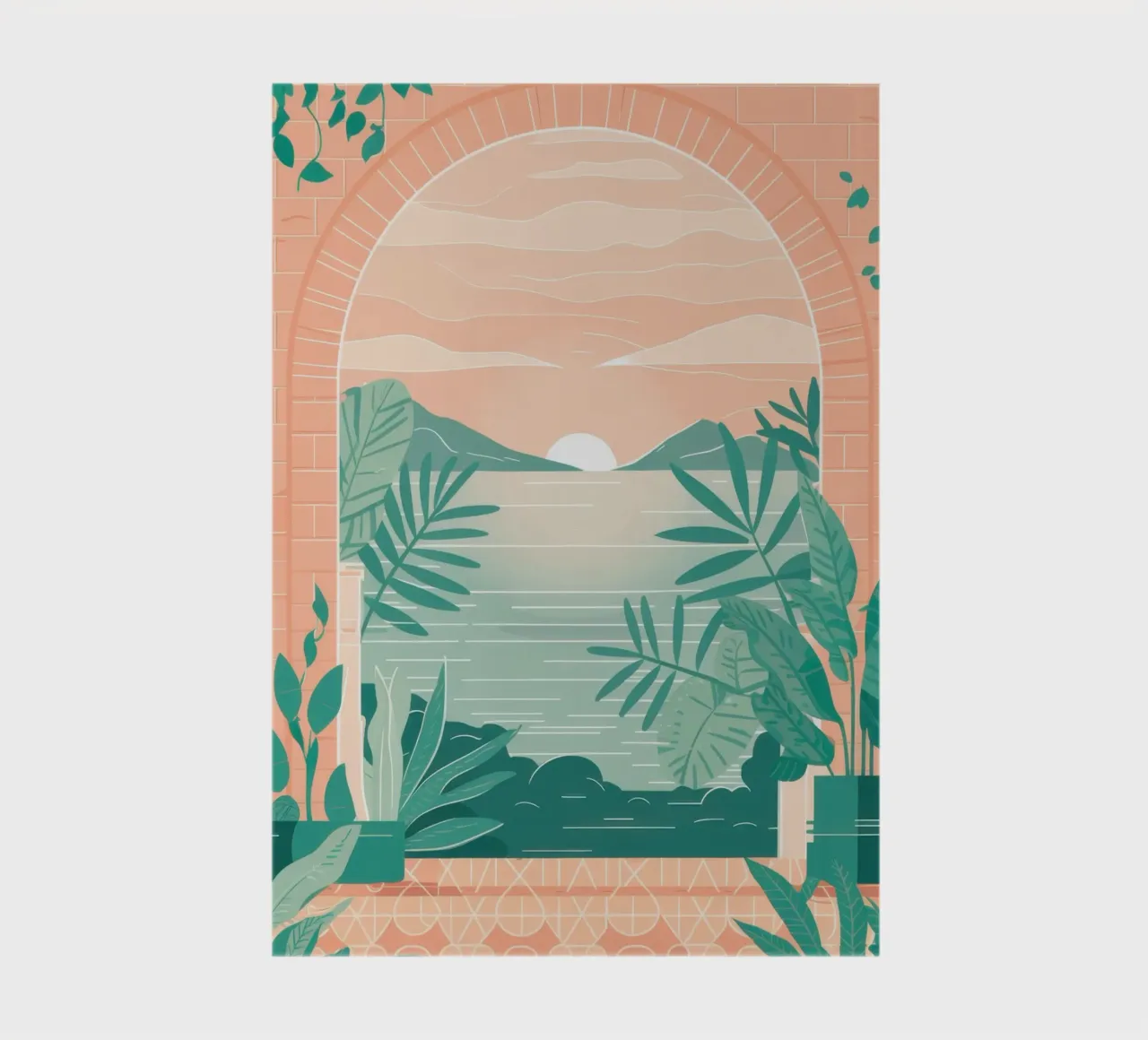 Archway to Paradise notebook by Monuments Fire