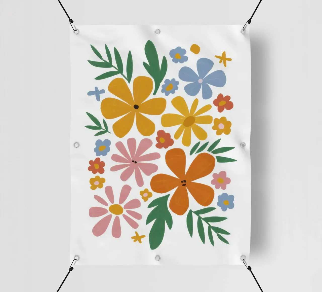Medley di fiori selvatici Joy telo in pvc da Rain Balance