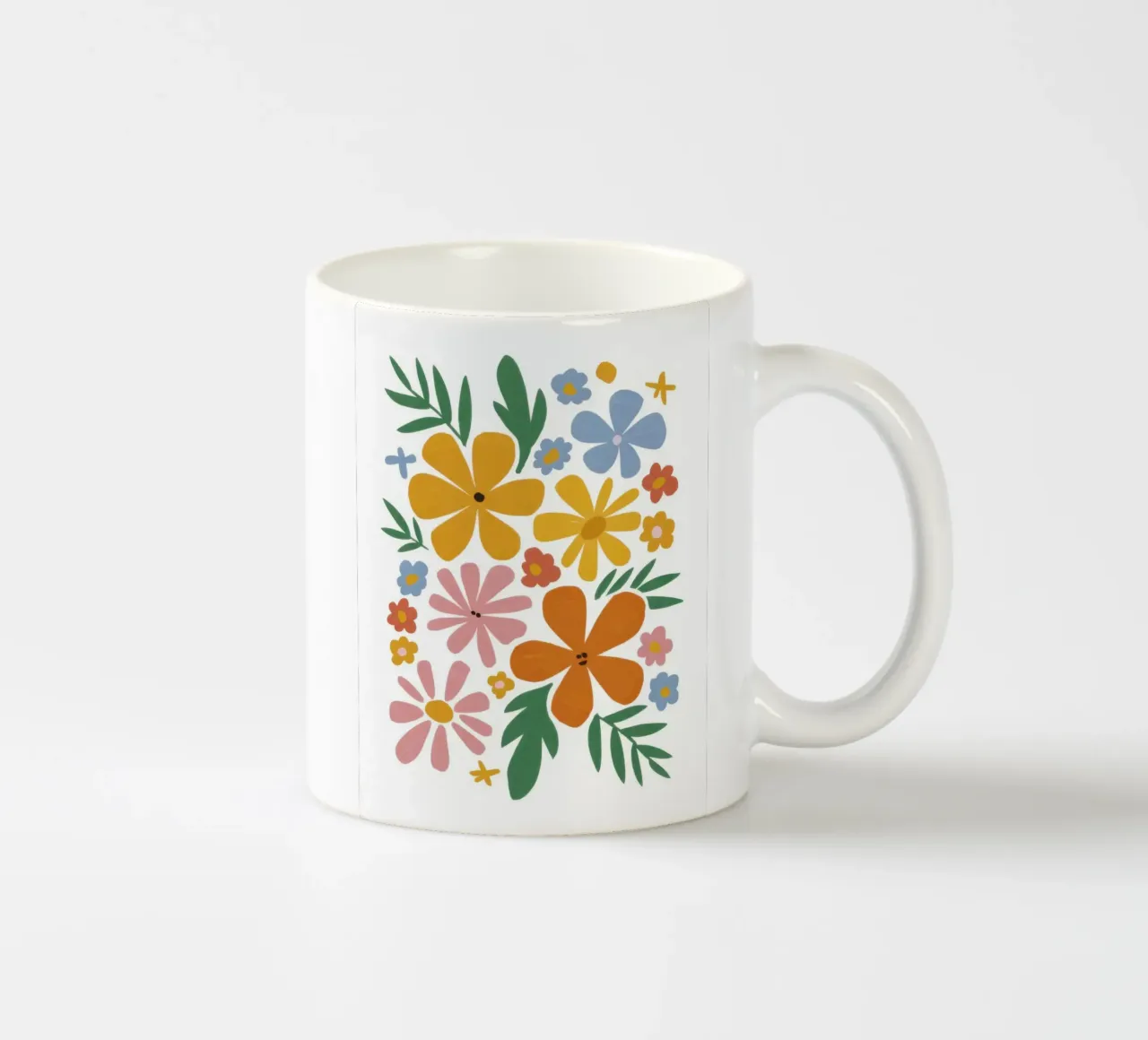 Medley di fiori selvatici Joy tazza in ceramica da Rain Balance