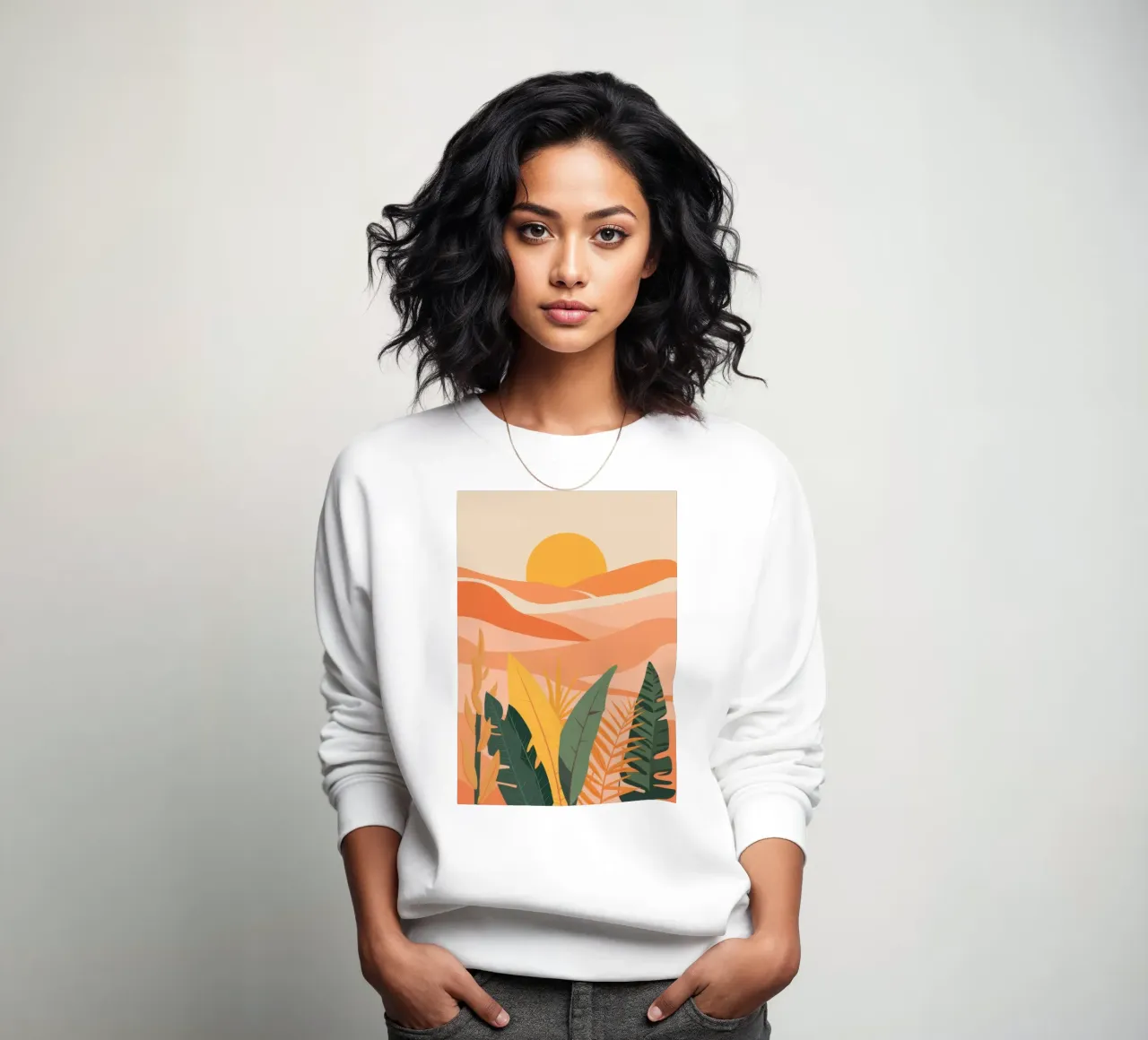 Desert Bloom Horizon felpa da Monuments Fire