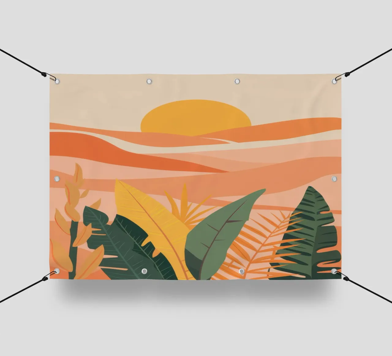Desert Bloom Horizon telo in pvc da Monuments Fire