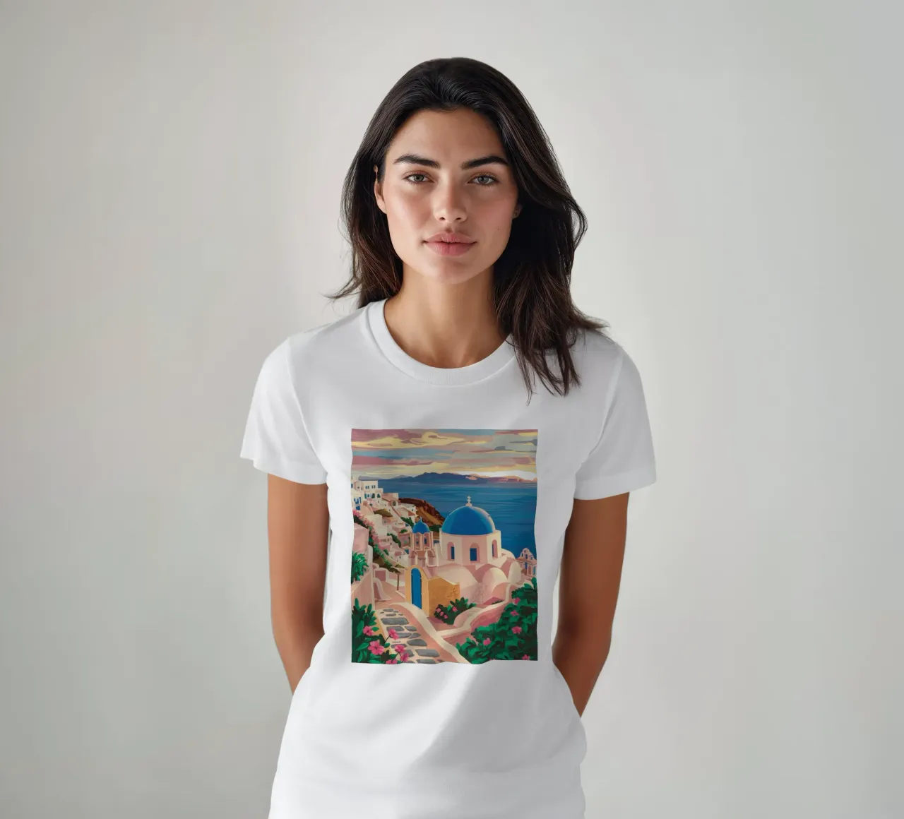 Aegean Sunset Vista t-shirt by Reds Jays