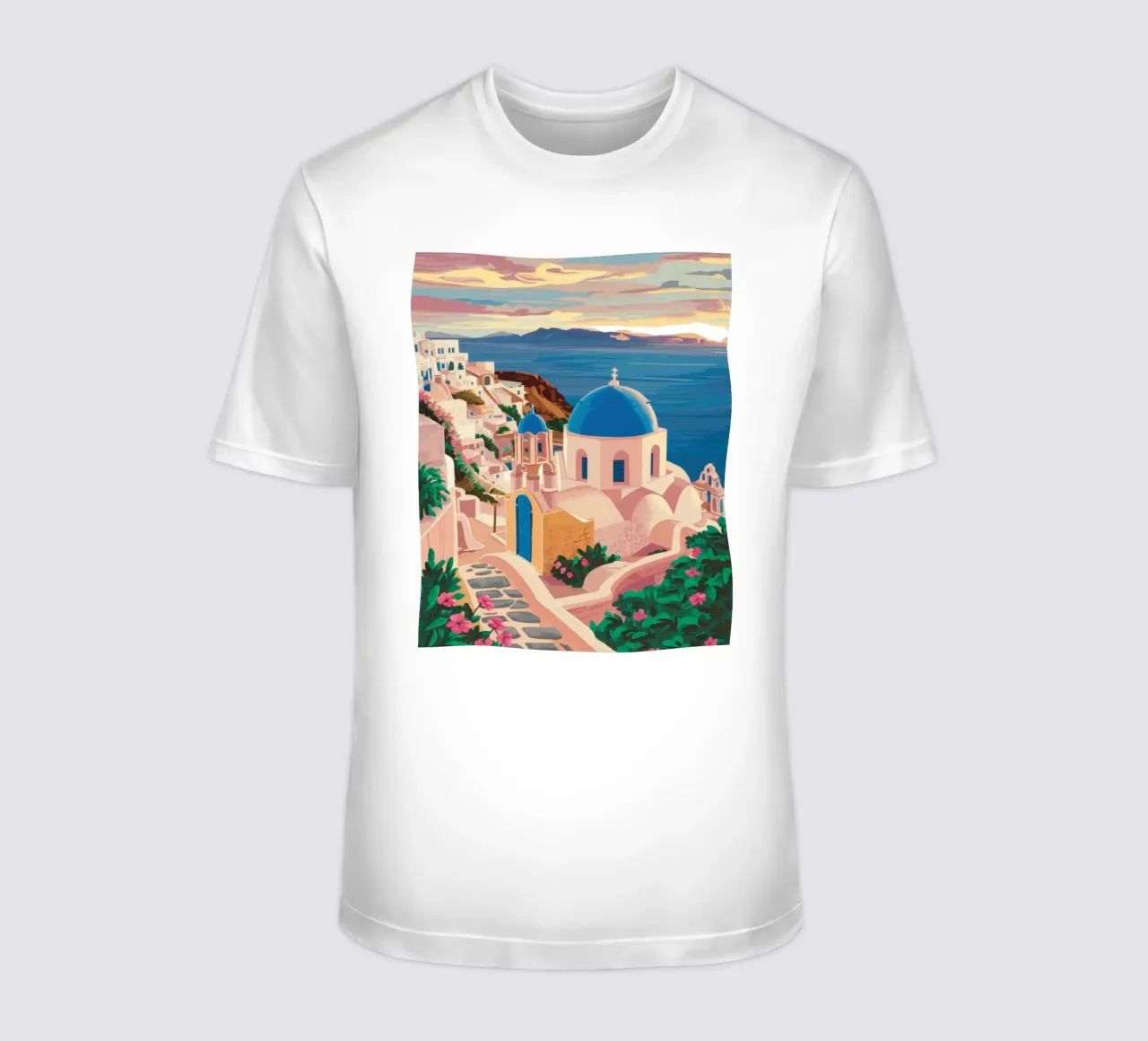 Aegean Sunset Vista t-shirt by Reds Jays