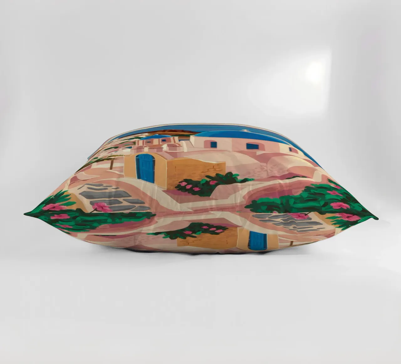 Aegean Sunset Vista decorative cushion by Reds Jays