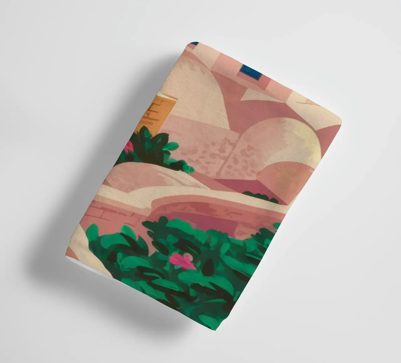 Egeïsche zonsondergang Vista badhanddoek van Reds Jays