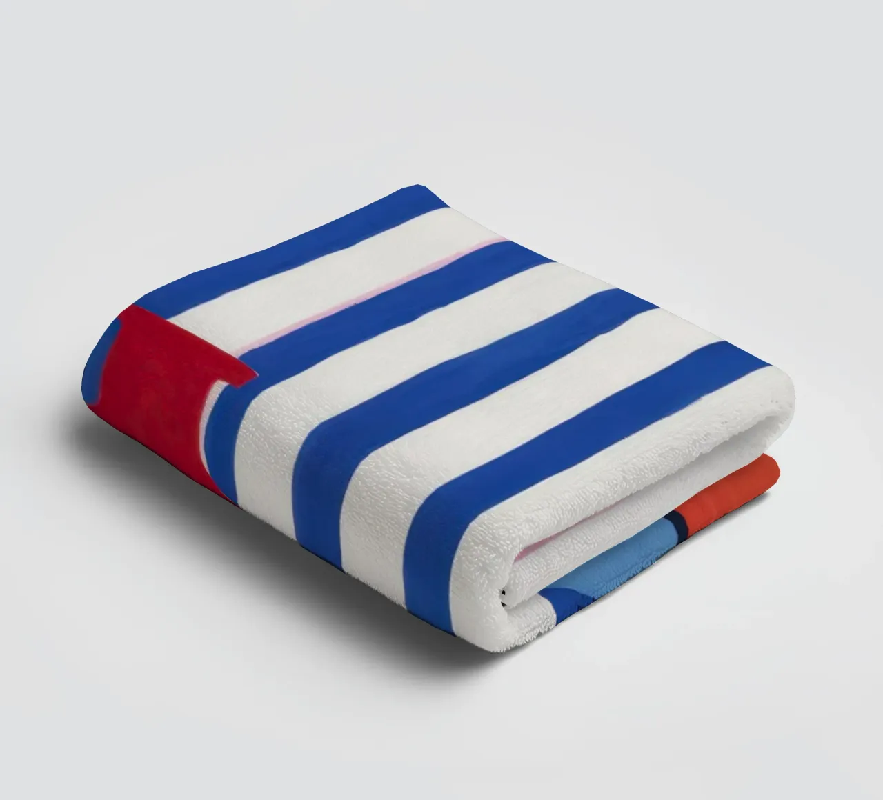Stripe Seated Sentinel towel by Giant Foxs