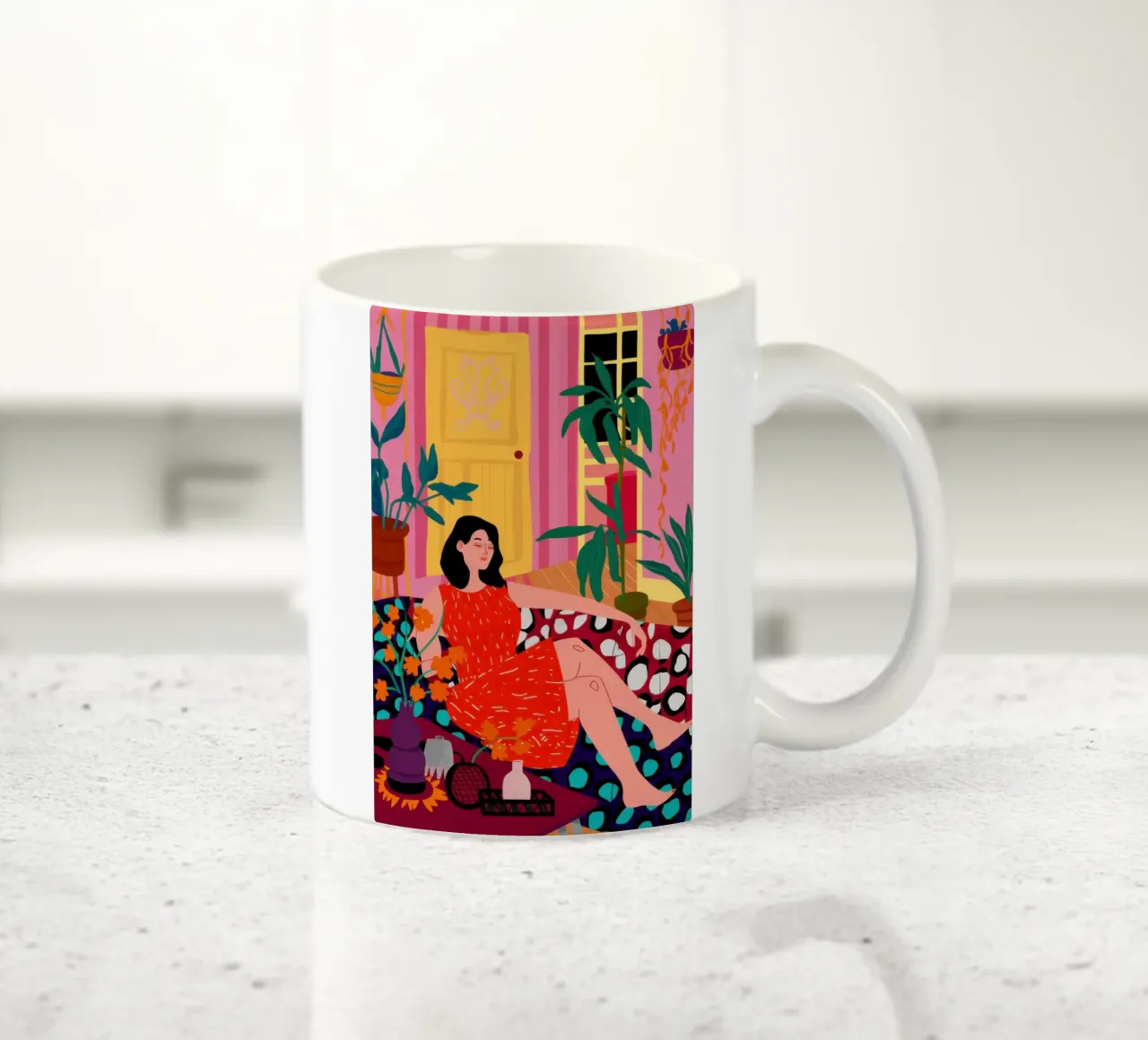 Abito cremisi Jungle tazza in ceramica da Reds Jays