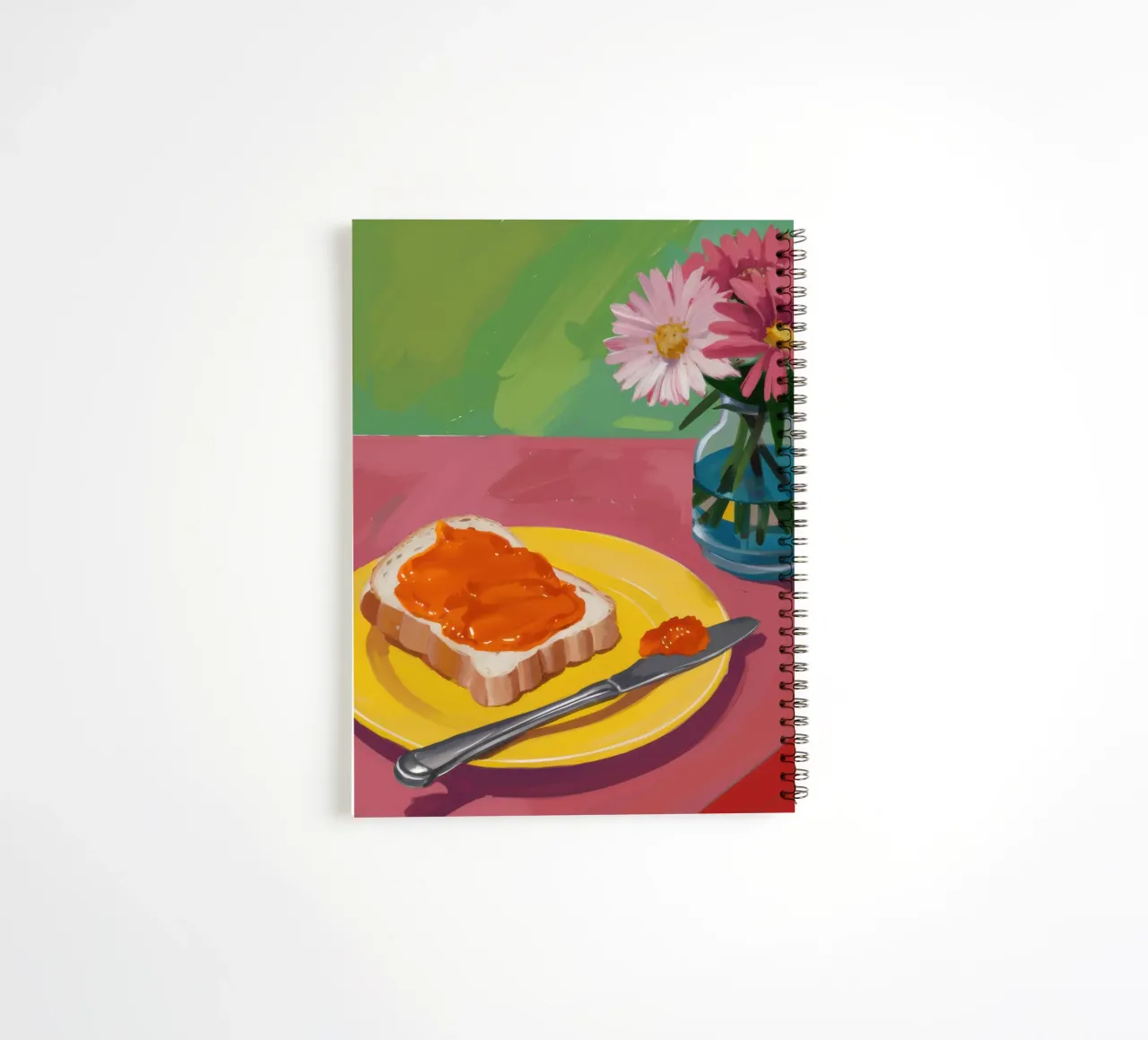 Breakfast Jam Still Life spiral notebook by Giant Foxs