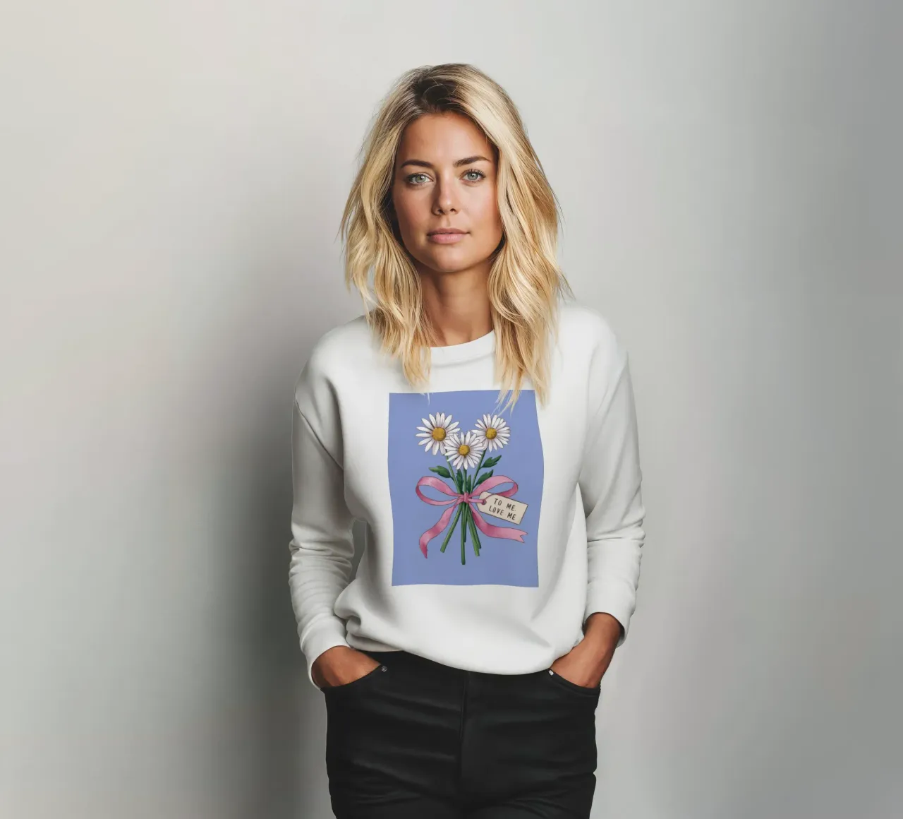 Devozione per le note della margherita felpa da Rain Balance