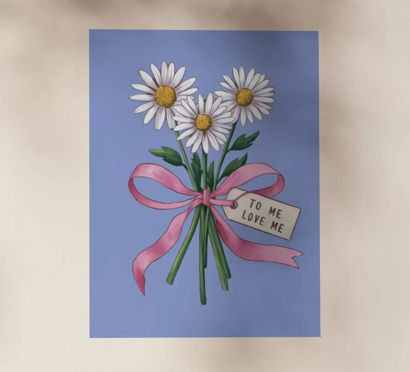 Devozione per le note della margherita pellicola backlit da Rain Balance