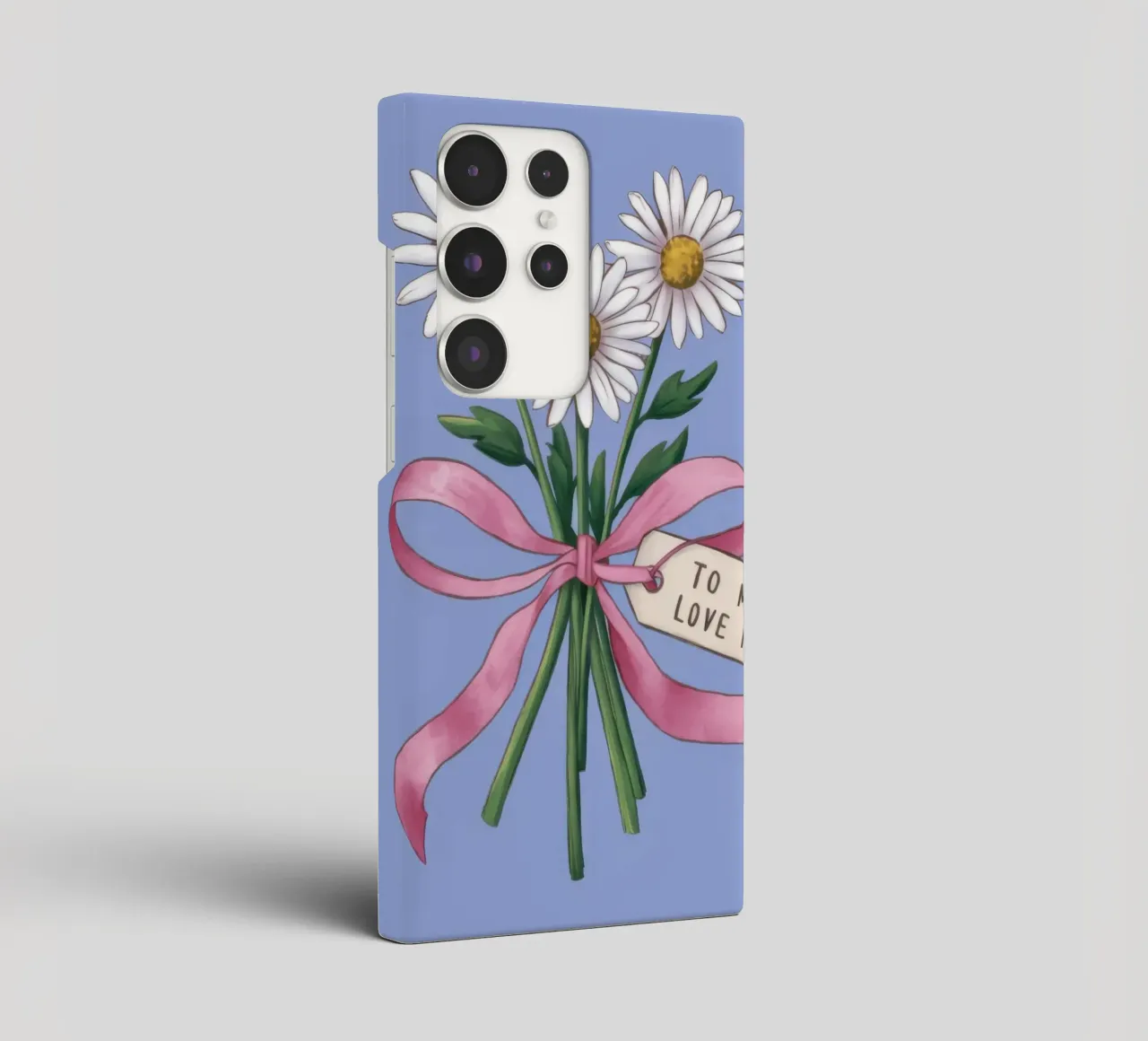 Devozione per le note della margherita cover samsung da Rain Balance