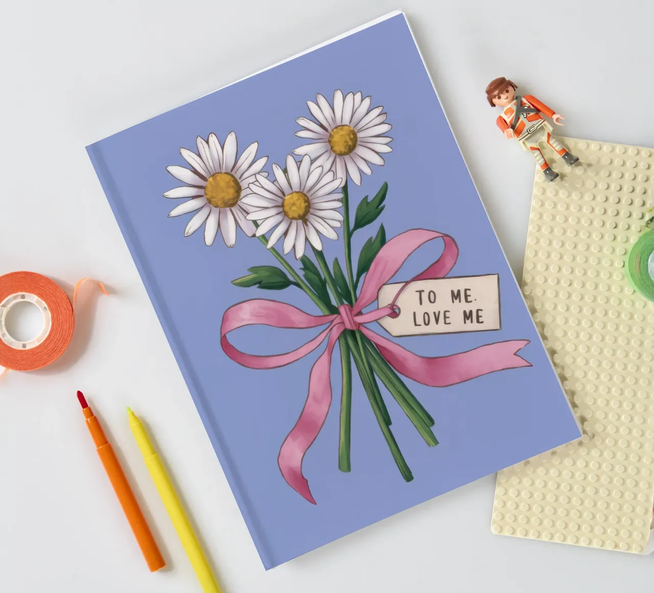 Daisy Note Devotion notebook by Rain Balance