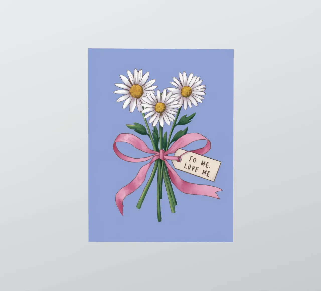 Daisy Note Devotion sticker by Rain Balance