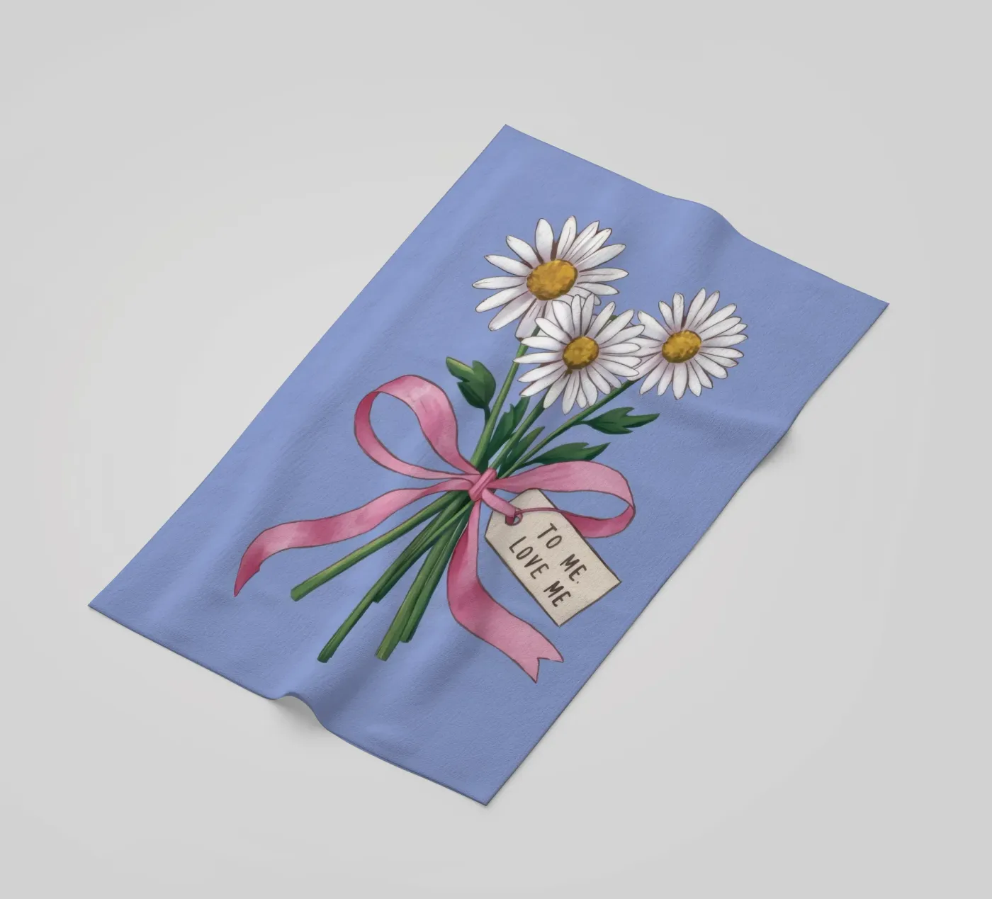 Daisy Note Devotion beach towel by Rain Balance