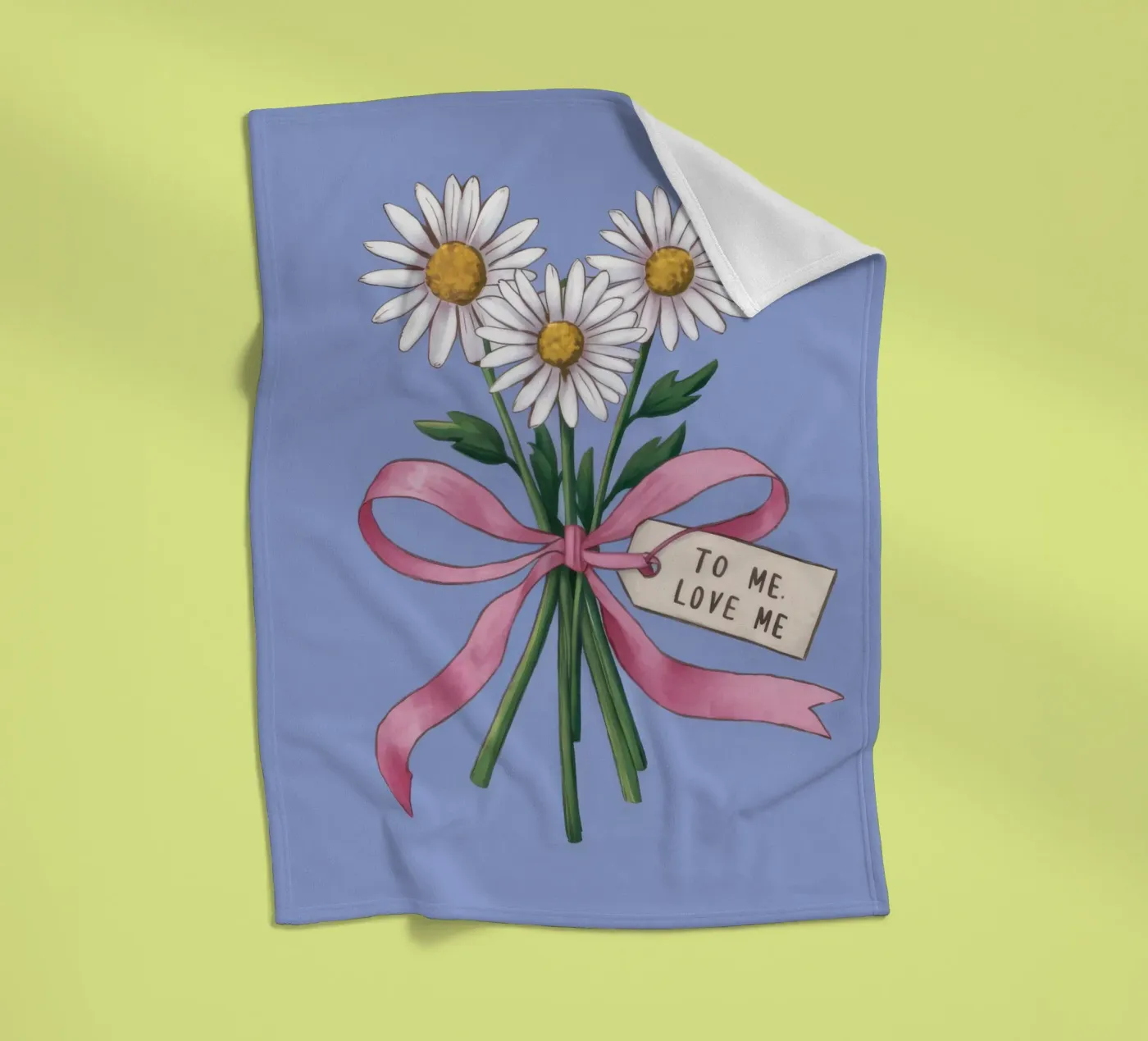 Daisy Note Devotion Fleecedecke von Rain Balance