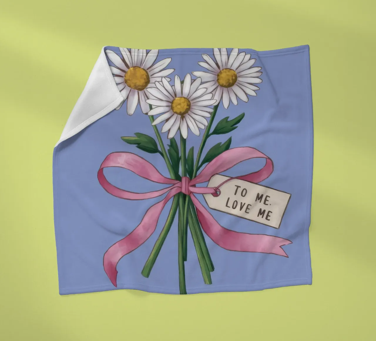 Daisy Note Devotion Fleecedecke von Rain Balance