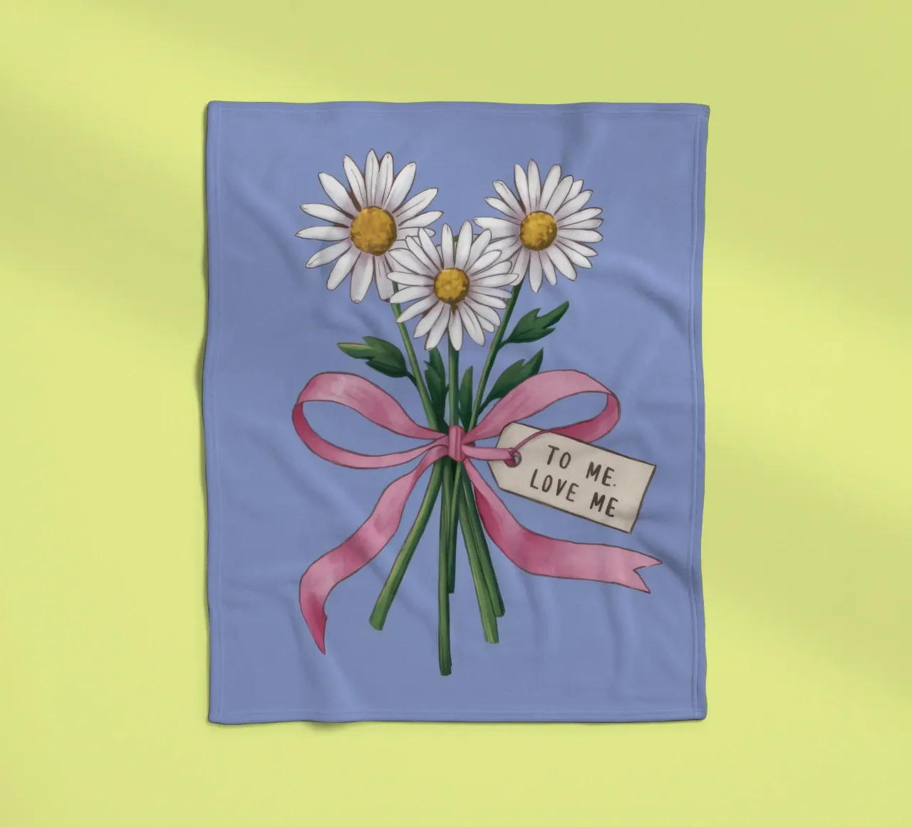 Daisy Note Devotion Fleecedecke von Rain Balance