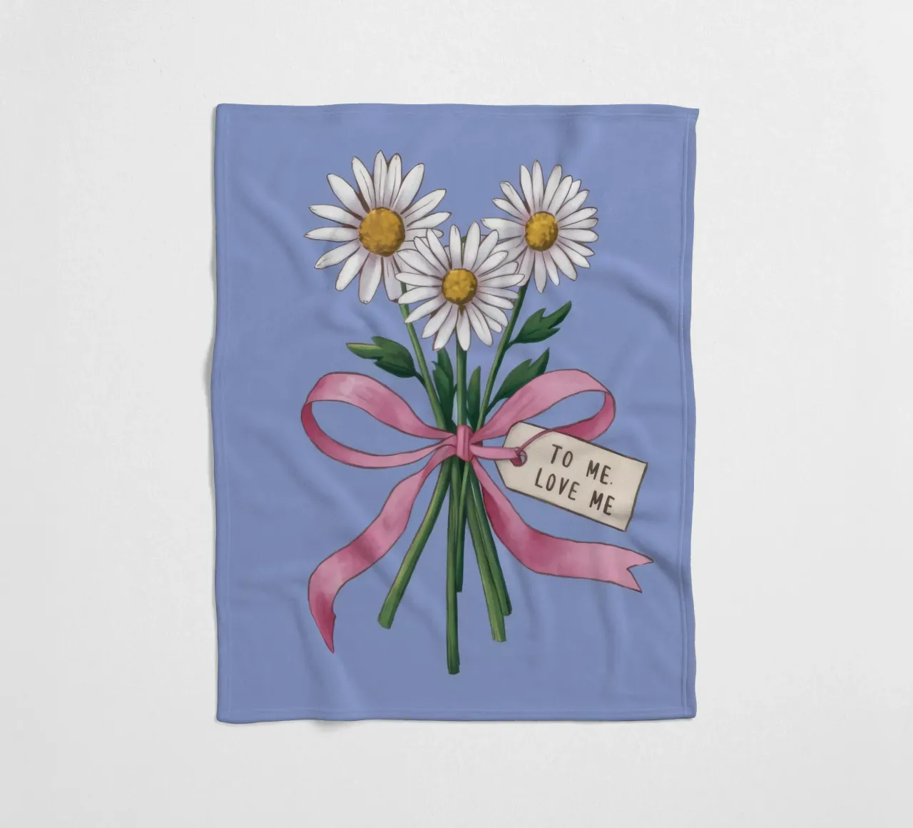 Daisy Note Devotion Fleecedecke von Rain Balance