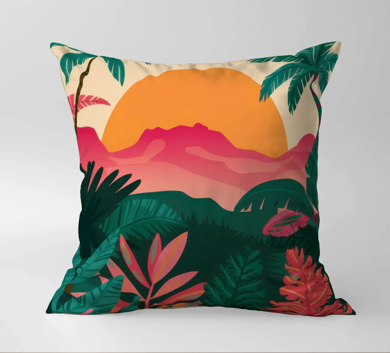 Jungle Sunset Serenity cuscino da Reds Jays