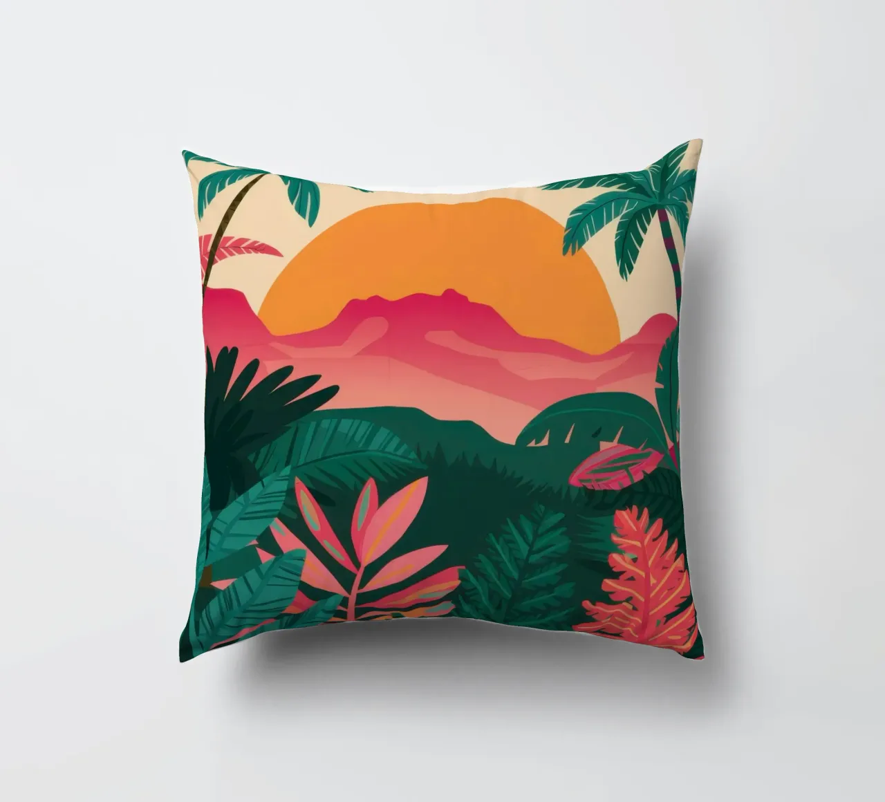Jungle Sunset Serenity cuscino da Reds Jays