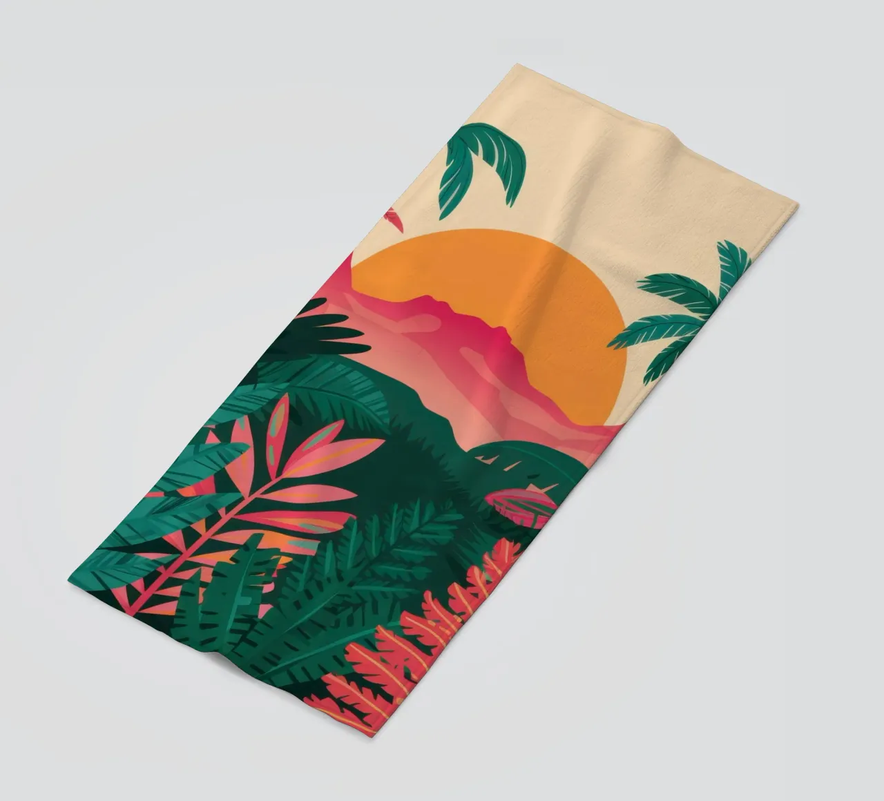 Jungle Sunset Serenity telo mare da Reds Jays