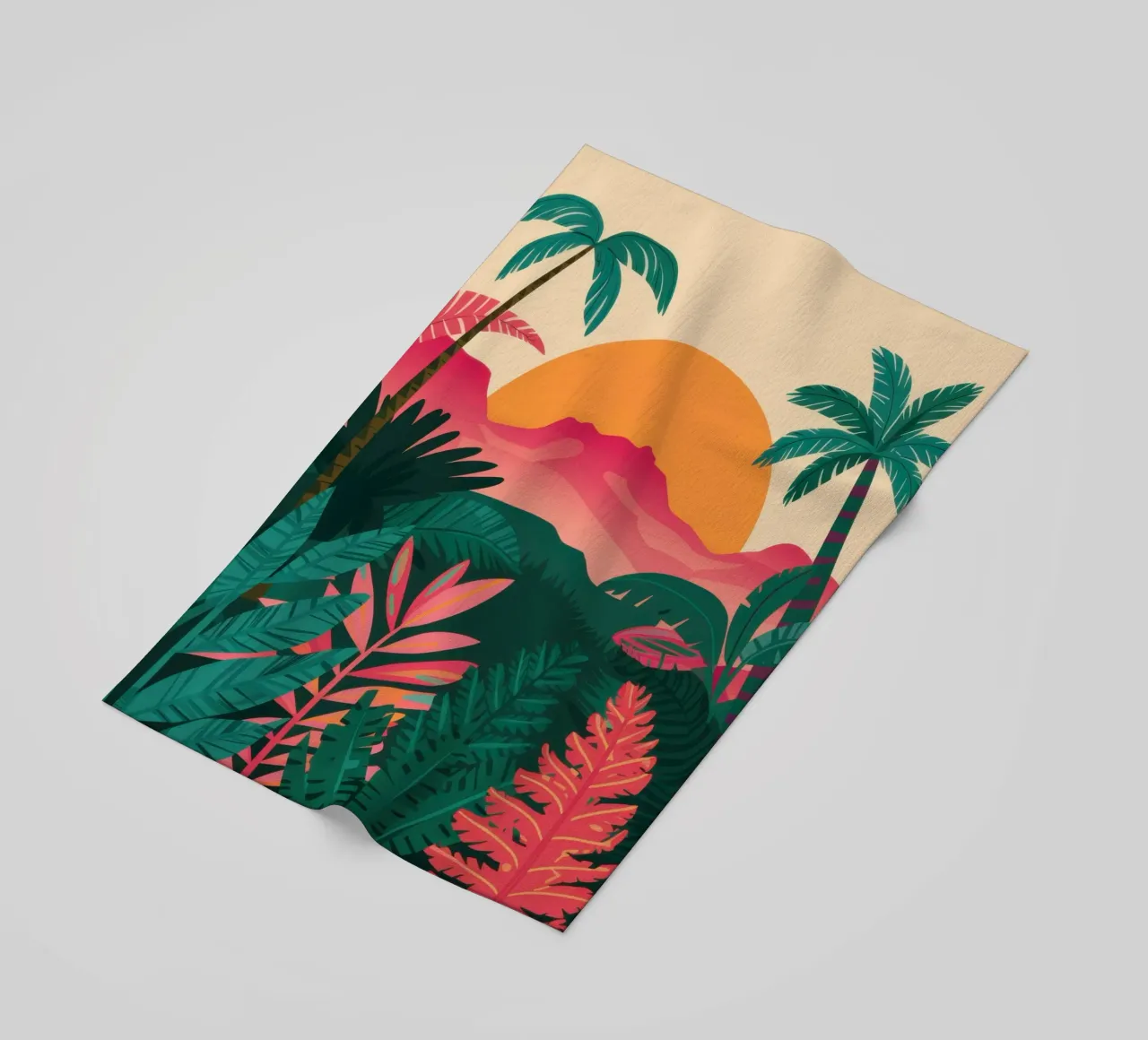 Jungle Sunset Serenity telo mare da Reds Jays