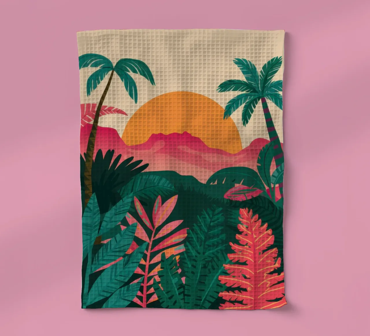 Jungle Sunset Serenity canovaccio da cucina da Reds Jays