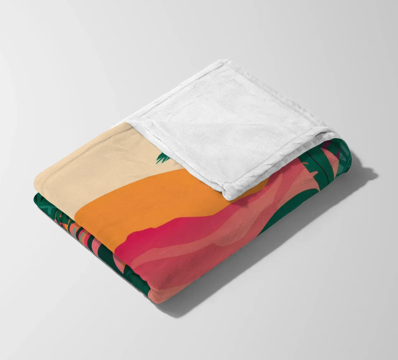 Jungle Sunset Serenity coperta in pile da Reds Jays