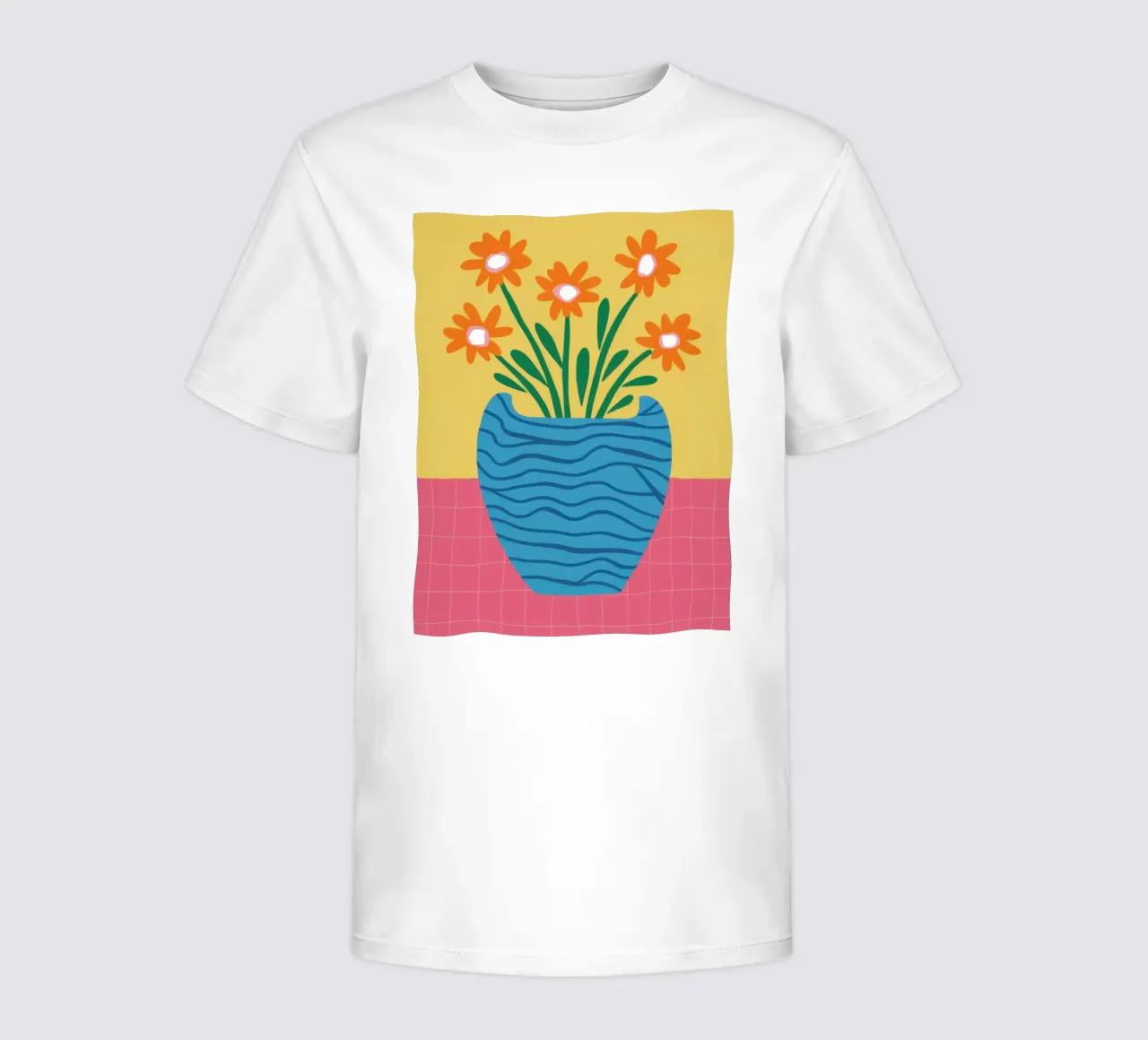Éclat de marguerite azur t-shirt enfant de Rain Balance