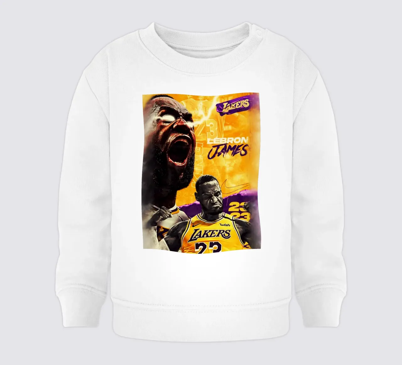 Lebron James artwork felpa neonato da Lembayung art