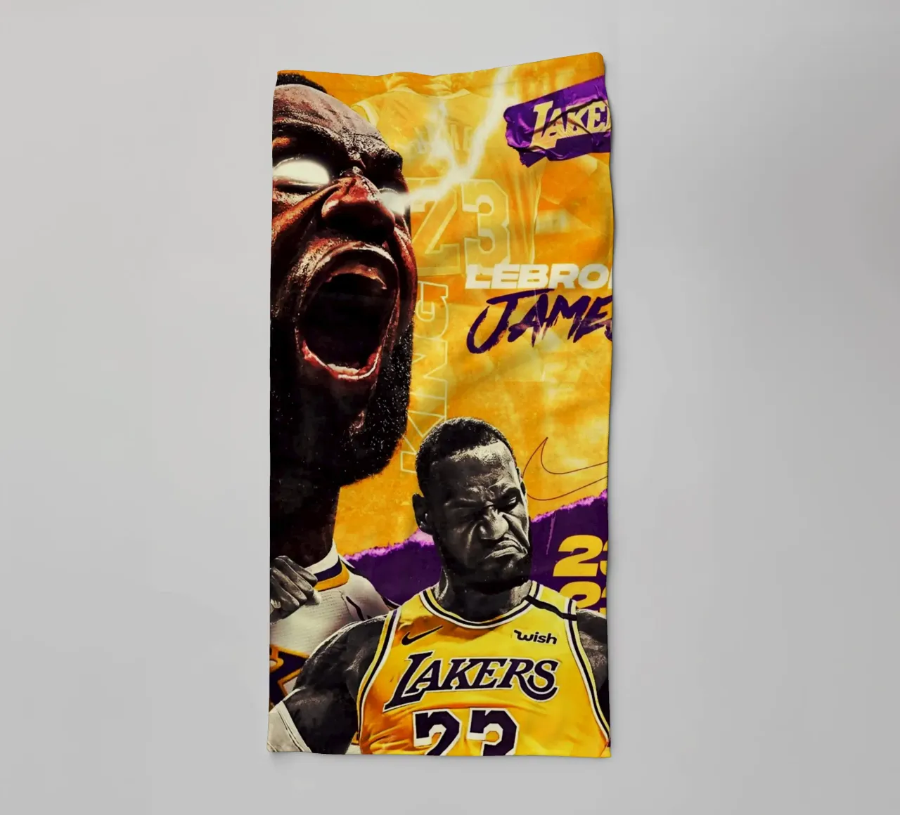 Lebron James artwork asciugamano da bagno da Lembayung art