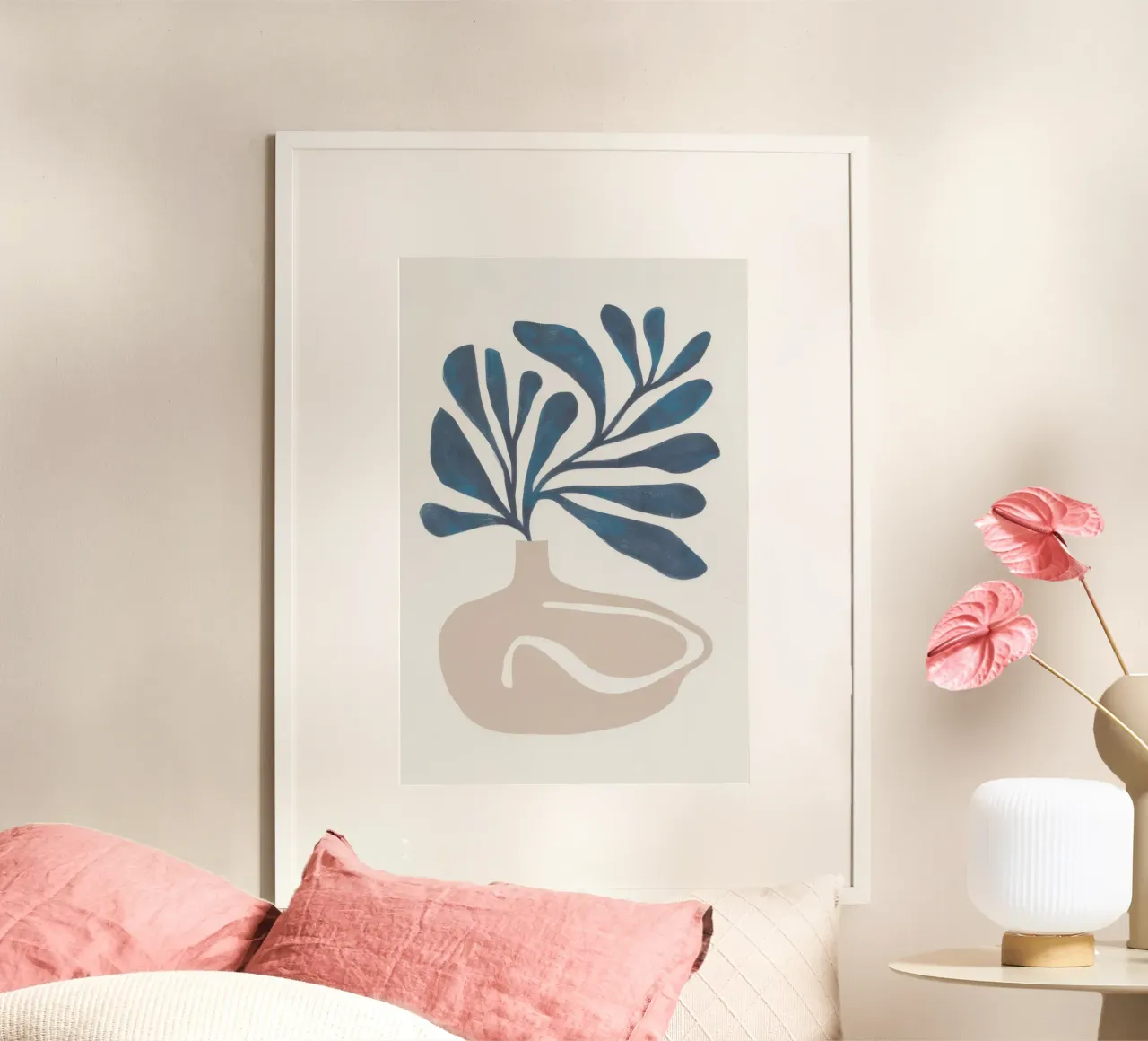 Minimalist Leaf Form hahnemühle by Reds Jays