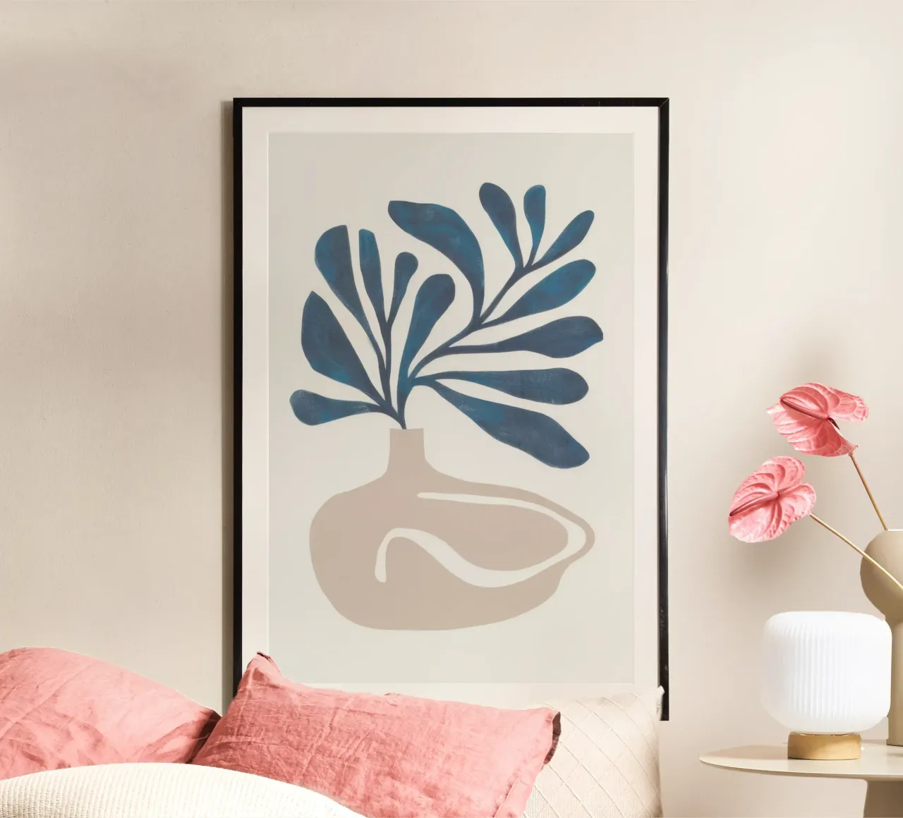 Minimalist Leaf Form hahnemühle by Reds Jays
