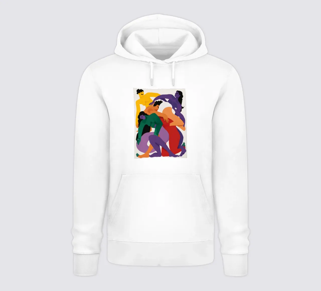 Nodo umano cromatico felpa con cappuccio da Giant Foxs