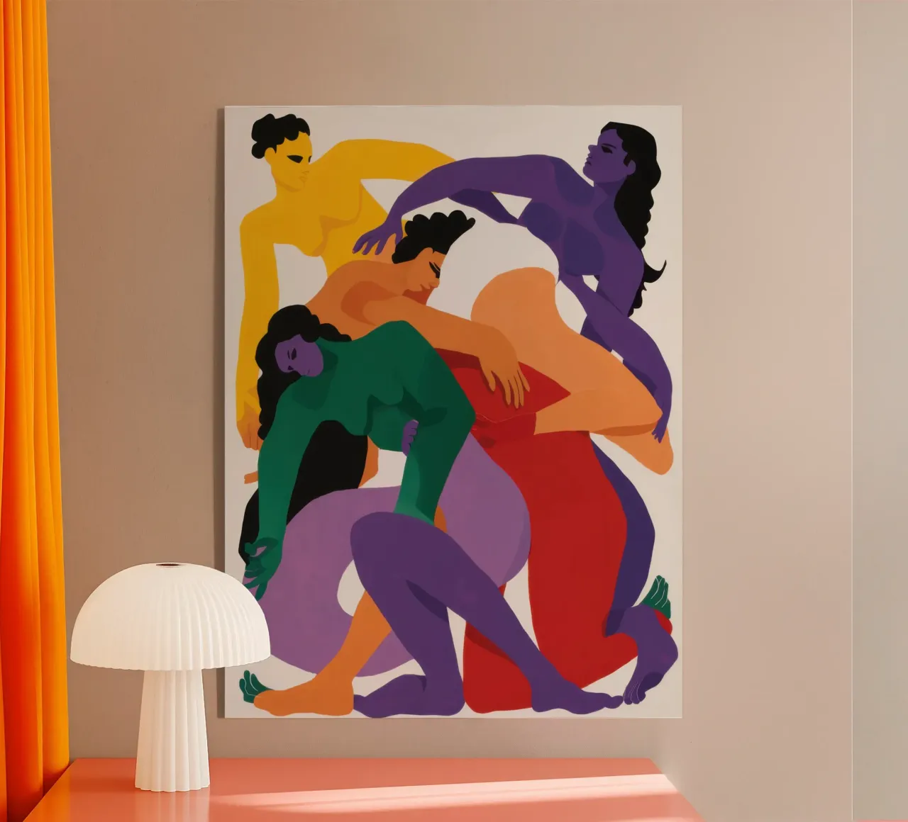 Nodo umano cromatico plexiglass da Giant Foxs