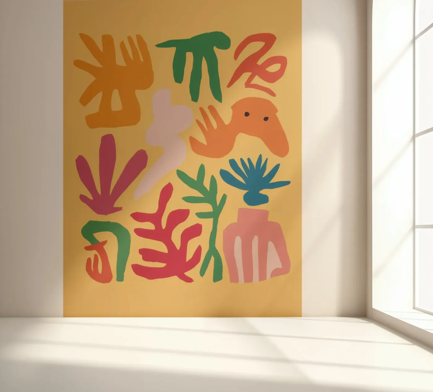 Speelse Vorm Carnaval fotobehang van Reds Jays