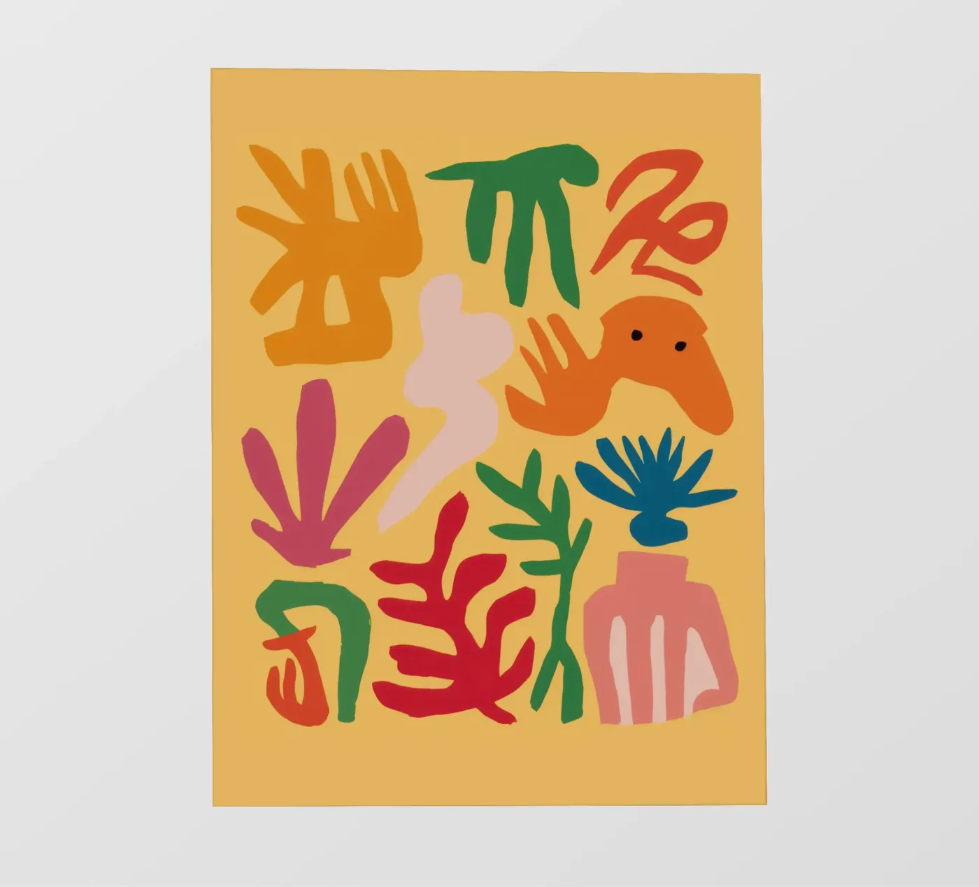 Speelse Vorm Carnaval fotobehang van Reds Jays